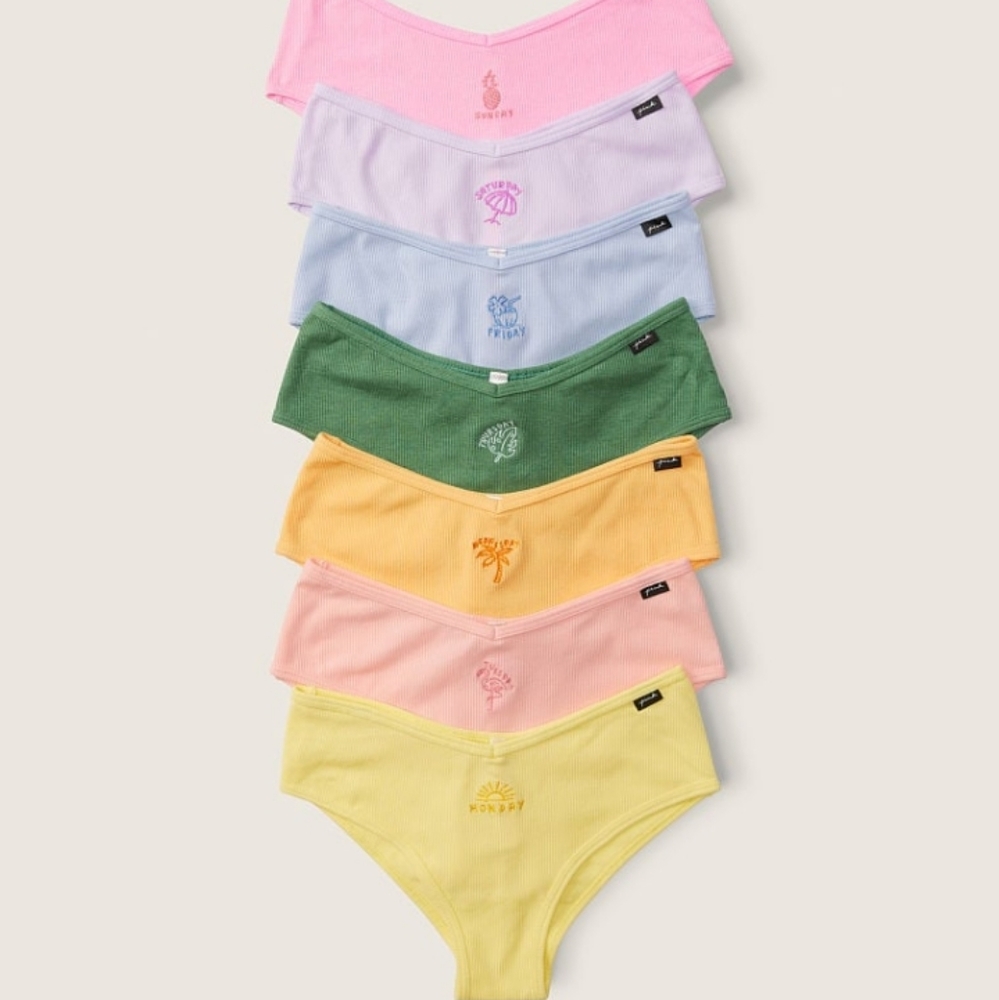 VS DAYS OF THE WEEK PANTY SET (L)